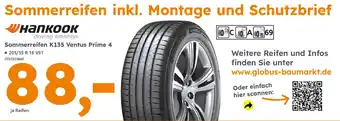 Globus Baumarkt Hankook Sommerreifen K135 Ventus Prime 4 Angebot
