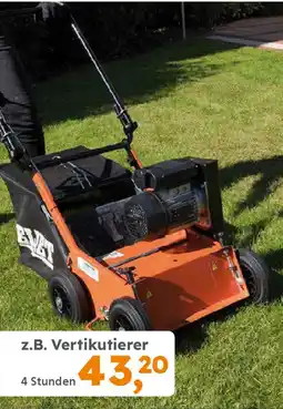 Globus Baumarkt Maschinen- VERMIETUNG z.B. Vertikutierer Angebot