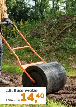 Globus Baumarkt Maschinen- VERMIETUNG z.B. Rasenwalze Angebot