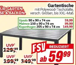 CENTERSHOP Gartentische Angebot