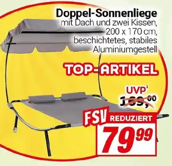 CENTERSHOP Doppel-Sonnenliege Angebot