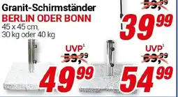 CENTERSHOP Granit-Schirmständer BERLIN ODER BONN Angebot