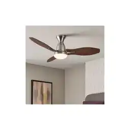 Netto Marken-Discount LED Deckenventilator, dimmbar, Fernbedienung, Vor-Rücklauf, D 107 cm Angebot