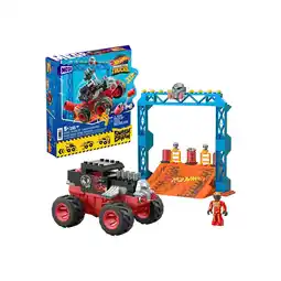 Netto Marken-Discount Mattel HKF87 - Hot Wheels - Mega - Monster Trucks - Smash und Crash - Bone Shaker Bauset, 151 Teile Angebot