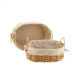 Netto Marken-Discount 2-teiliges Brotkorb-Set mit Blumenmuster Angebot