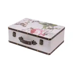 Netto Marken-Discount HMF VKO102 Vintage Koffer aus Holz, 38 x 26 x 13 cm, Deko Rose Angebot