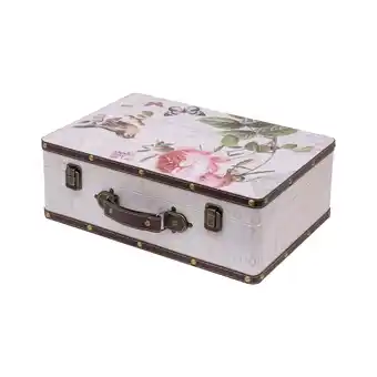 Netto Marken-Discount HMF VKO102 Vintage Koffer aus Holz, 38 x 26 x 13 cm, Deko Rose Angebot
