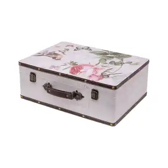 Netto Marken-Discount HMF VKO102 Vintage Koffer aus Holz, 44 x 32 x 16 cm, Deko Rose Angebot