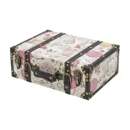 Netto Marken-Discount HMF VKO105 Vintage Koffer aus Holz, 38 x 26 x 13 cm, Deko Barock Angebot