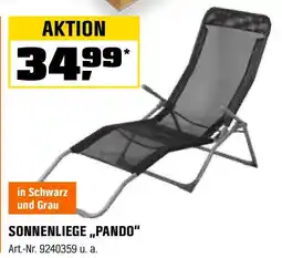 OBI SONNENLIEGE ,,PANDO" Angebot