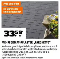 OBI MEHRFORMAT-PFLASTER ,,PARCHETTO" Angebot