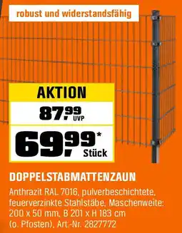OBI DOPPELSTABMATTENZAUN Angebot