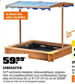 OBI SANDKASTEN Angebot