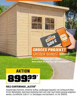 OBI HOLZ-GARTENHAUS ,,ALSTER" Angebot