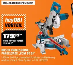 OBI BOSCH PROFESSIONAL PANEELSÄGE,,GCM 80 SJ" Angebot