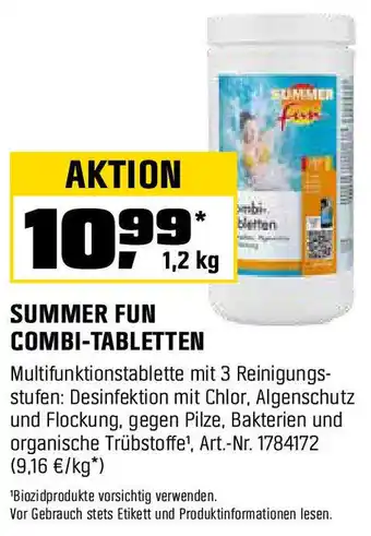 OBI SUMMER FUN COMBI-TABLETTEN Angebot