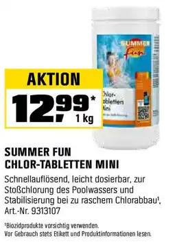 OBI SUMMER FUN CHLOR-TABLETTEN MINI Angebot