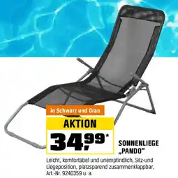 OBI SONNENLIEGE „PANDO" Angebot