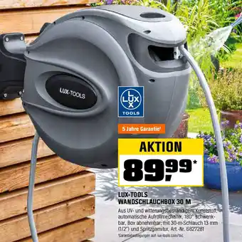 OBI LUX-TOOLS WANDSCHLAUCHBOX 30 M Angebot