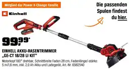 OBI EINHELL AKKU-RASENTRIMMER ,,GE-CT 18/28 LI KIT" Angebot