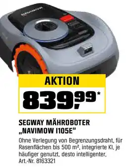 OBI SEGWAY MÄHROBOTER ,,NAVIMOW 1105E" Angebot