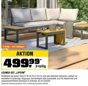 OBI LOUNGE-SET ,,LIPSON" 3-teilig Angebot
