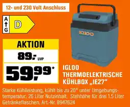 OBI IGLOO THERMOELEKTRISCHE KÜHLBOX „IE27" Angebot