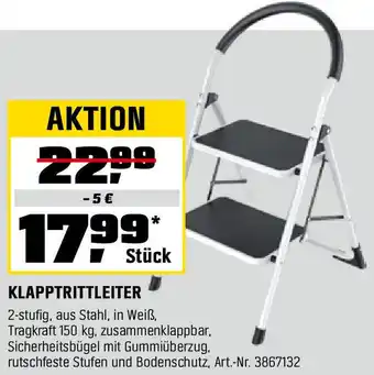 OBI KLAPPTRITTLEITER Angebot