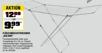 OBI FLÜGELWÄSCHETROCKNER „KOLIBRI" Angebot