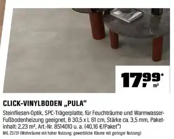 OBI CLICK-VINYLBODEN ,,PULA" Angebot