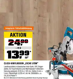 OBI CLICK-VINYLBODEN ,,EICHE LYON" Angebot