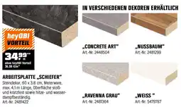 OBI ARBEITSPLATTE,,SCHIEFER" Angebot