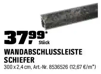 OBI WANDABSCHLUSSLEISTE SCHIEFER Angebot