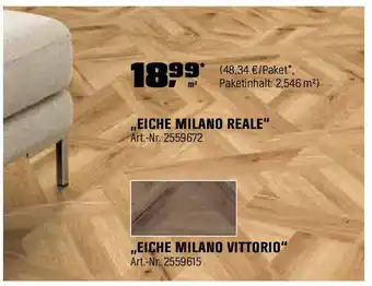 OBI ,,EICHE MILANO REALE" Angebot