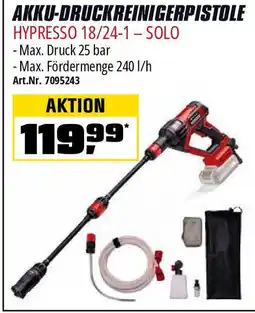 OBI Einhell AKKU-DRUCKREINIGERPISTOLE HYPRESSO 18/24-1 - SOLO Angebot