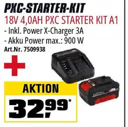 OBI Einhell PKC-STARTER-KIT 18V 4,0AH PXC STARTER KIT A1 Angebot