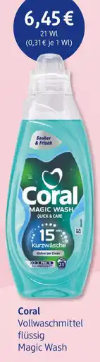 dm drogerie Coral Vollwaschmittel Angebot