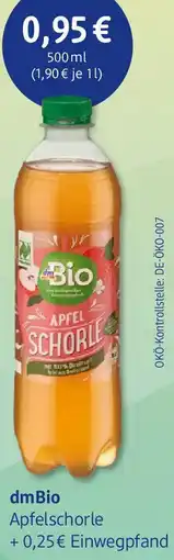 dm drogerie dmBio Apfelschorle Angebot