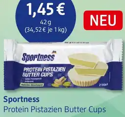 dm drogerie Sportness Protein Pistazien Butter Cups Angebot
