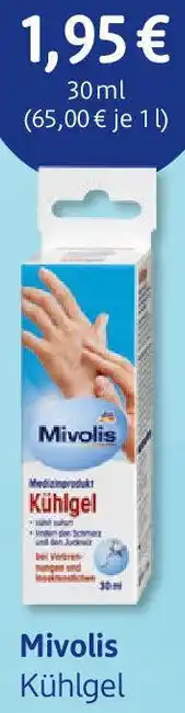 dm drogerie Mivolis Kühlgel Angebot