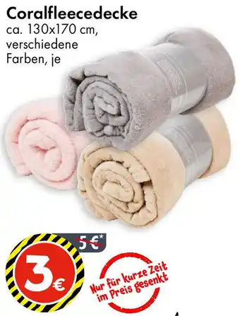 TEDi Coralfleecedecke Angebot