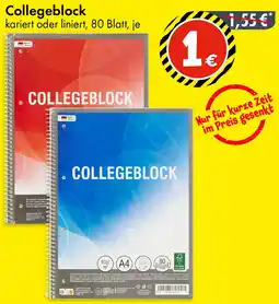 TEDi Collegeblock Angebot