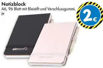 TEDi Notizblock Angebot