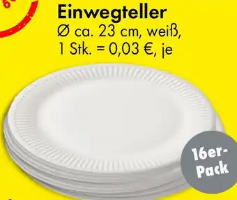TEDi Einwegteller Angebot