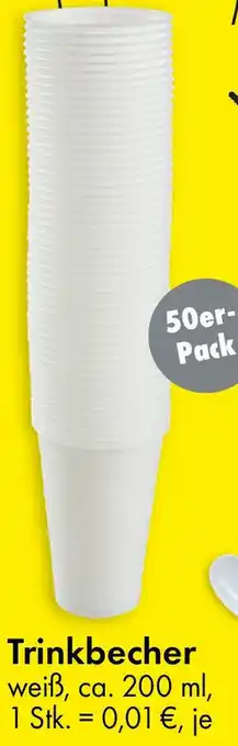 TEDi Trinkbecher Angebot