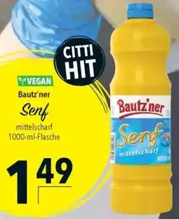 CITTI Markt Bautz'ner Senf Angebot