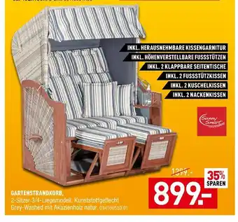 Möbel Wallach Sunny smart gartenstrandkorb Angebot