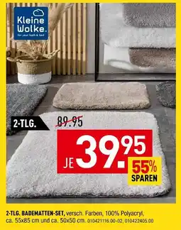 Möbel Wallach Kleine wolke 2-tlg. badematen-set Angebot