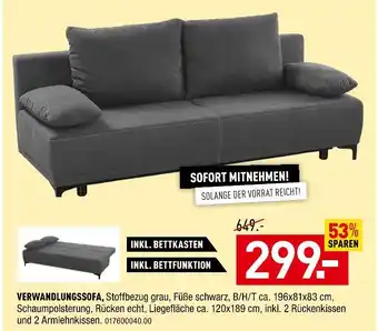 Möbel Wallach Verwandlungssofa Angebot