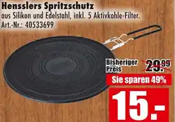 Möbel Mahler Hensslers spritzschutz Angebot